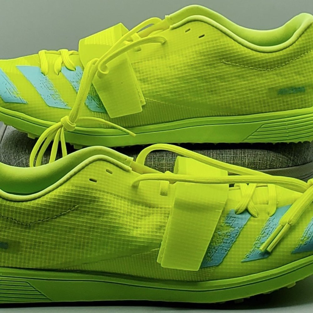 Adidas Adizero Triple Jump Track & Field Shoes Men's Size 11.5 FW2242 Yellow